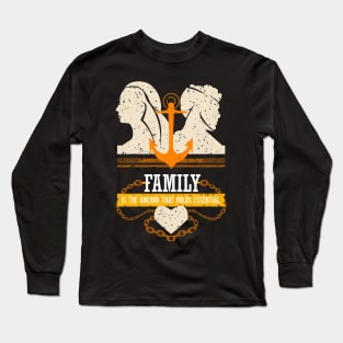 family is the anchor that holds essential beige Long Sleeve T-Shirt